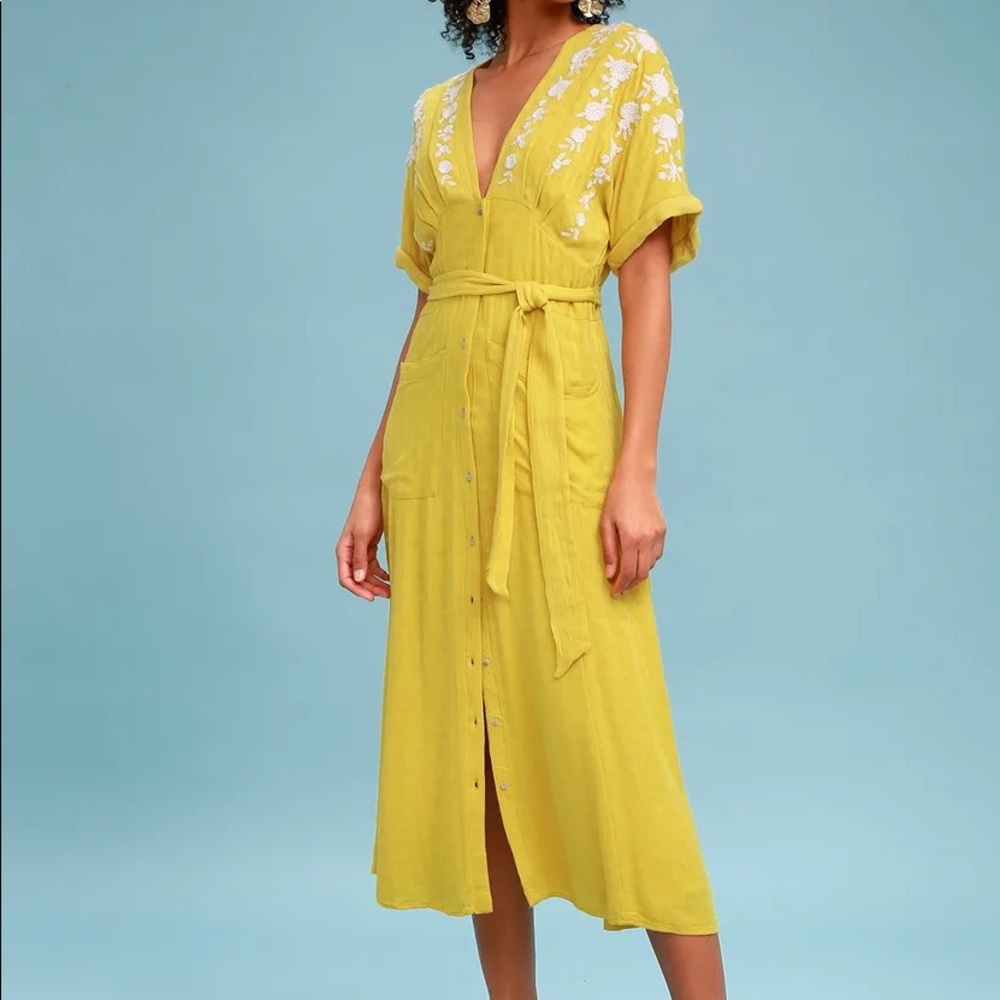 Free People | Love To Love You Embroidered Dress